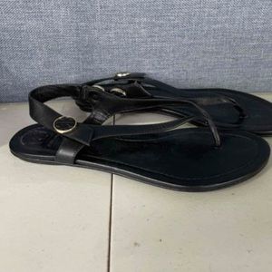 Tory Burch Black Thong Sandals